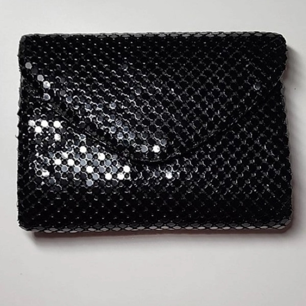 Vintage Black Chainlink Mini Evening Bag